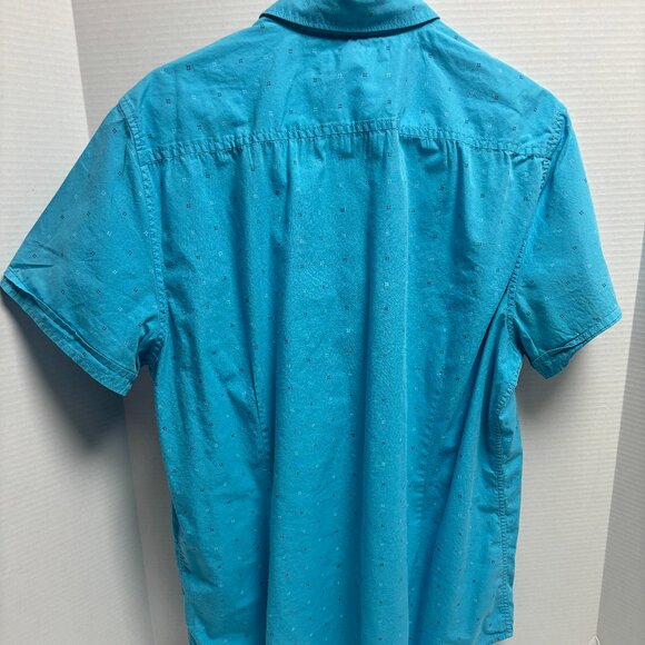 Guess Short Sleeve Slim Fit - Turquoise - Size XL - 1479 - Picture 3 of 3